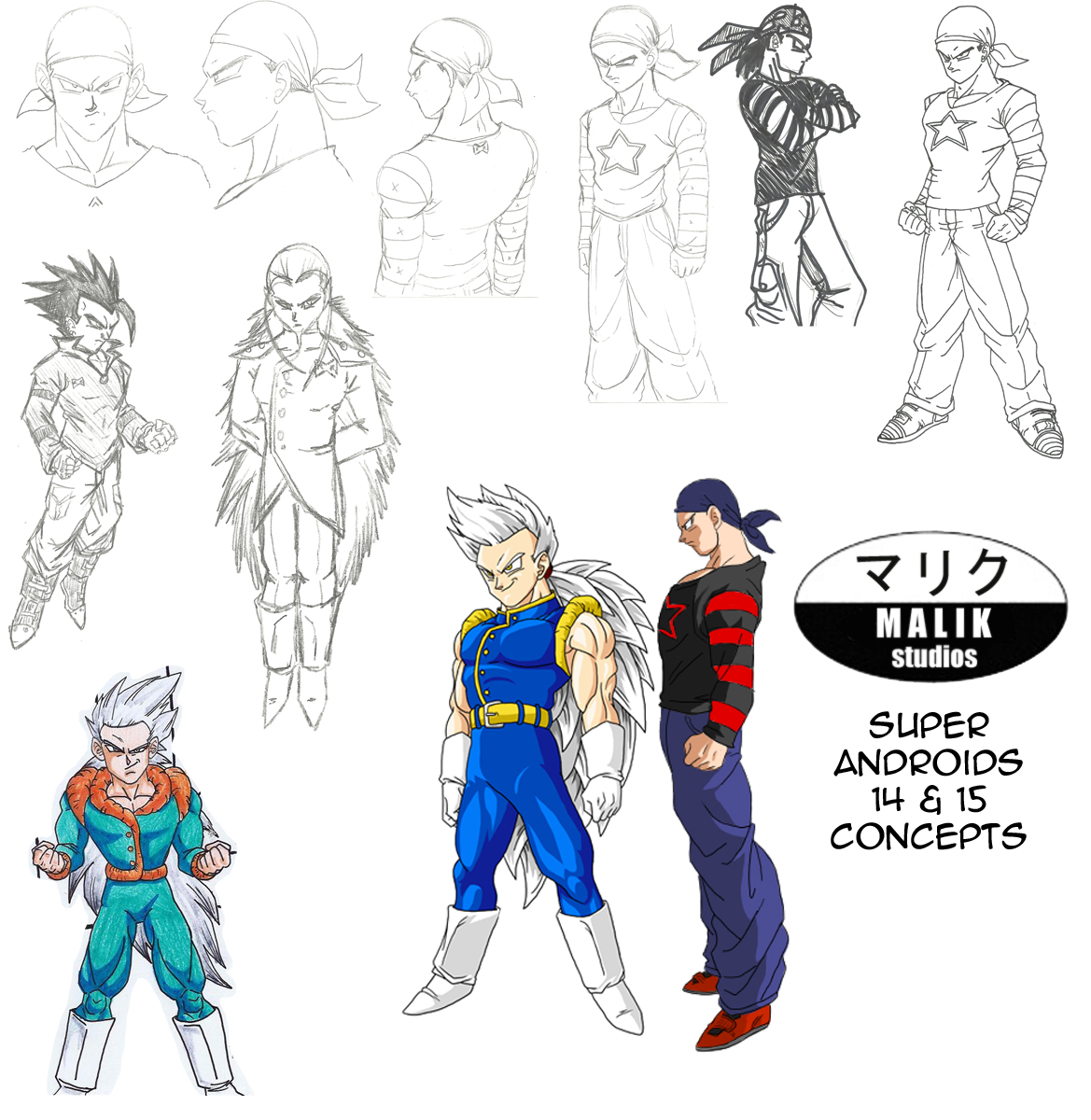 DBNA Daizenshuu - Super Androids concepts