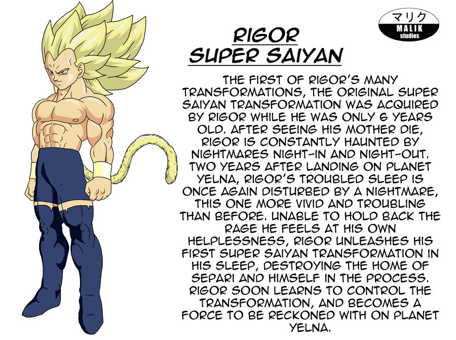Rigor Super Saiyan by MalikStudios on DeviantArt