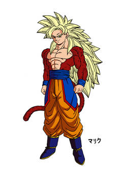 SSJ5 Son Goku (New Design - Colored version)