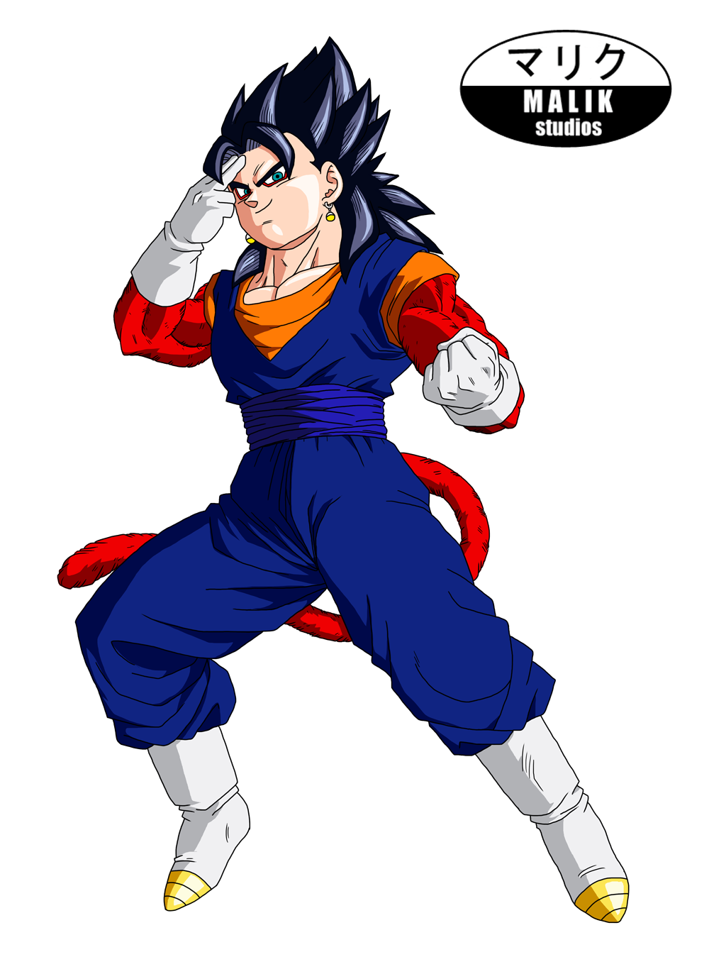 Vegetto Super Saiyajin 4 by VegitoART on DeviantArt