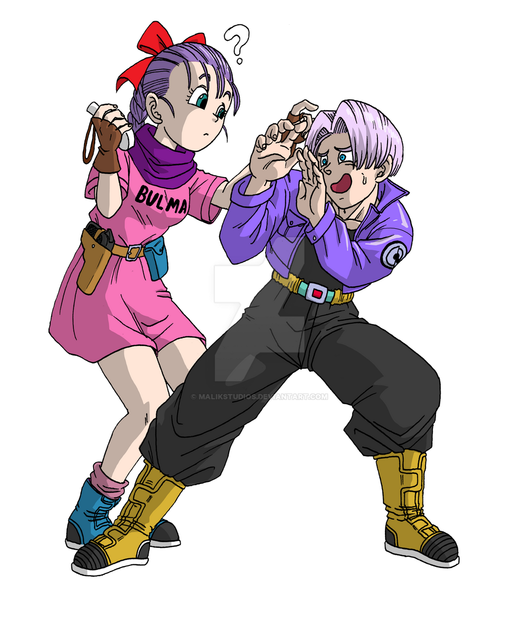 What If - Bulma meets Trunks by MalikStudios on DeviantArt