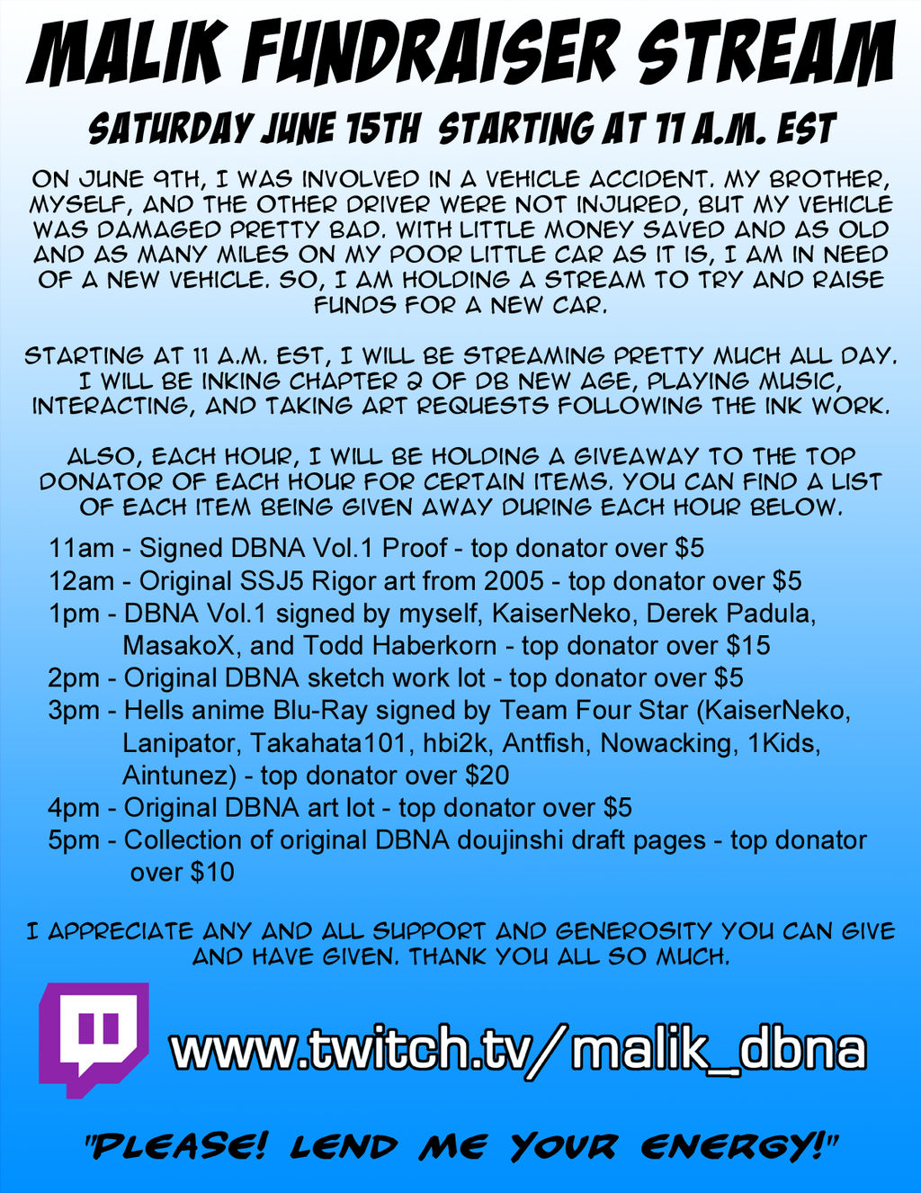 Fund Raiser Stream Fundraiser Stream Details by MalikStudios on DeviantArt