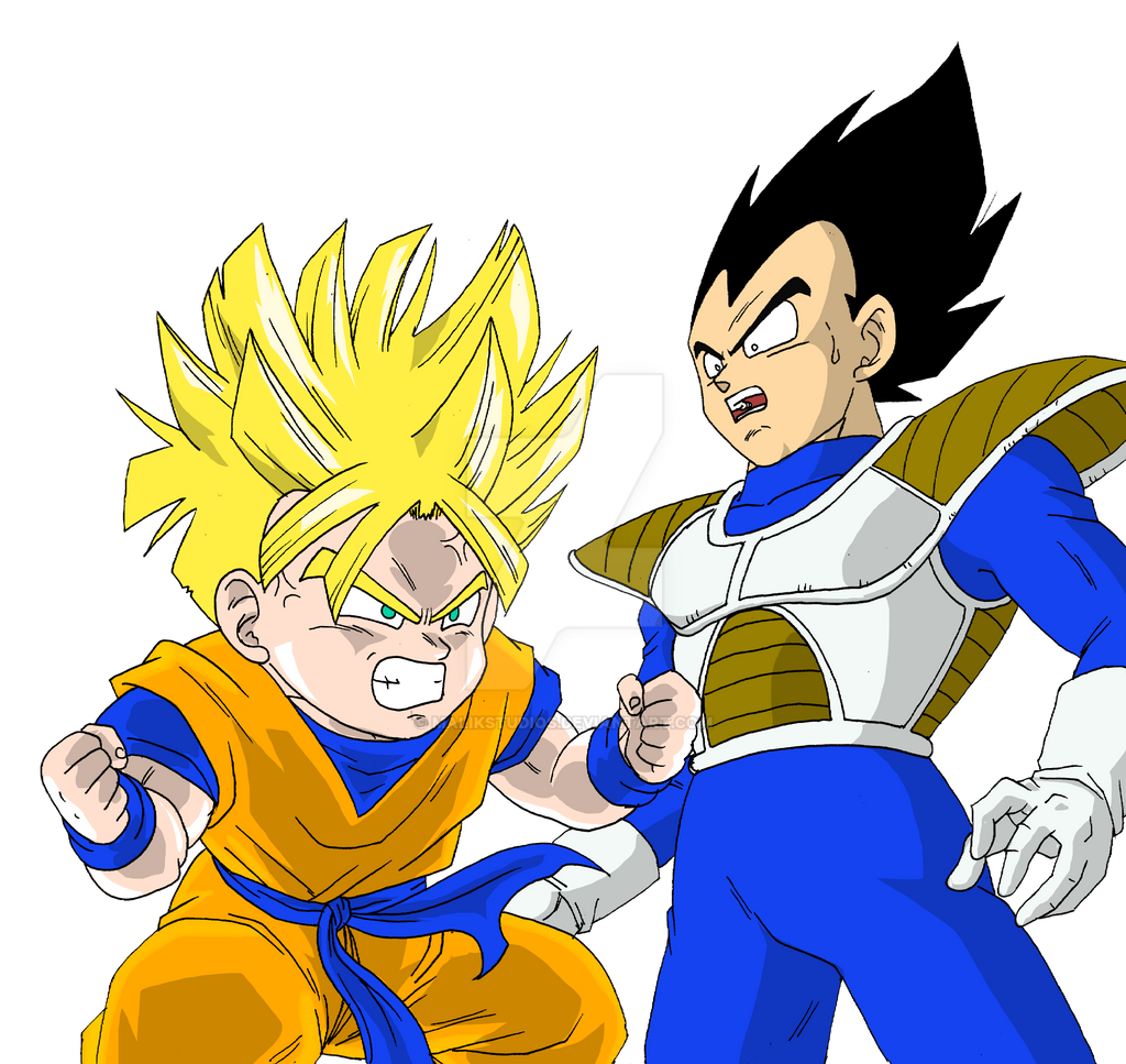 Super Saiyan Goten & Goku Family Kamehameha (Legendary Finish