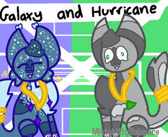 Galaxy and Hurricane
