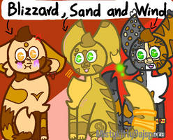 Sand, Blizzard and Wind