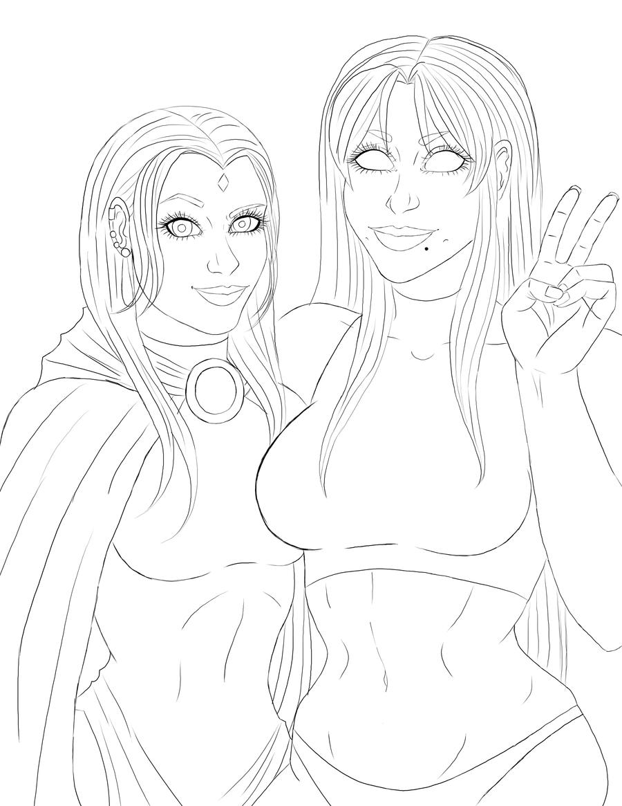 Besties Lineart