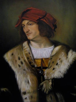Man in a Red Cap - Titian copy