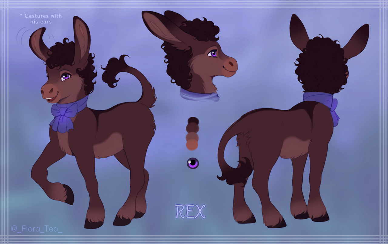Rexpluna Deviantart Rex (Comm) by Flora-Tea on DeviantArt