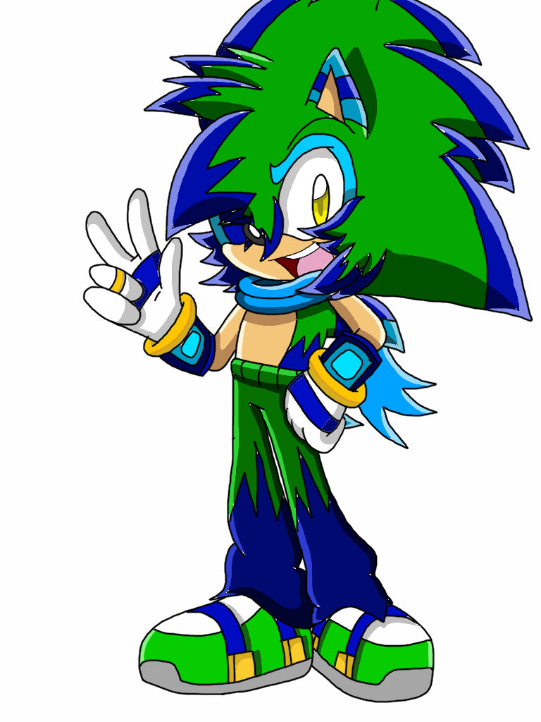 Sonic Boom Sonic in Sonic X by Pickles-of-Destiny