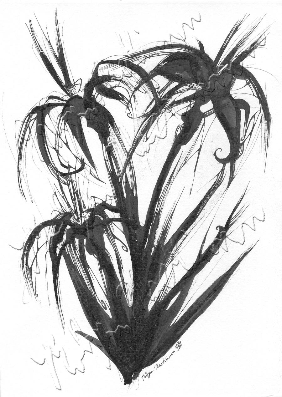 Ink Tiger Lillies