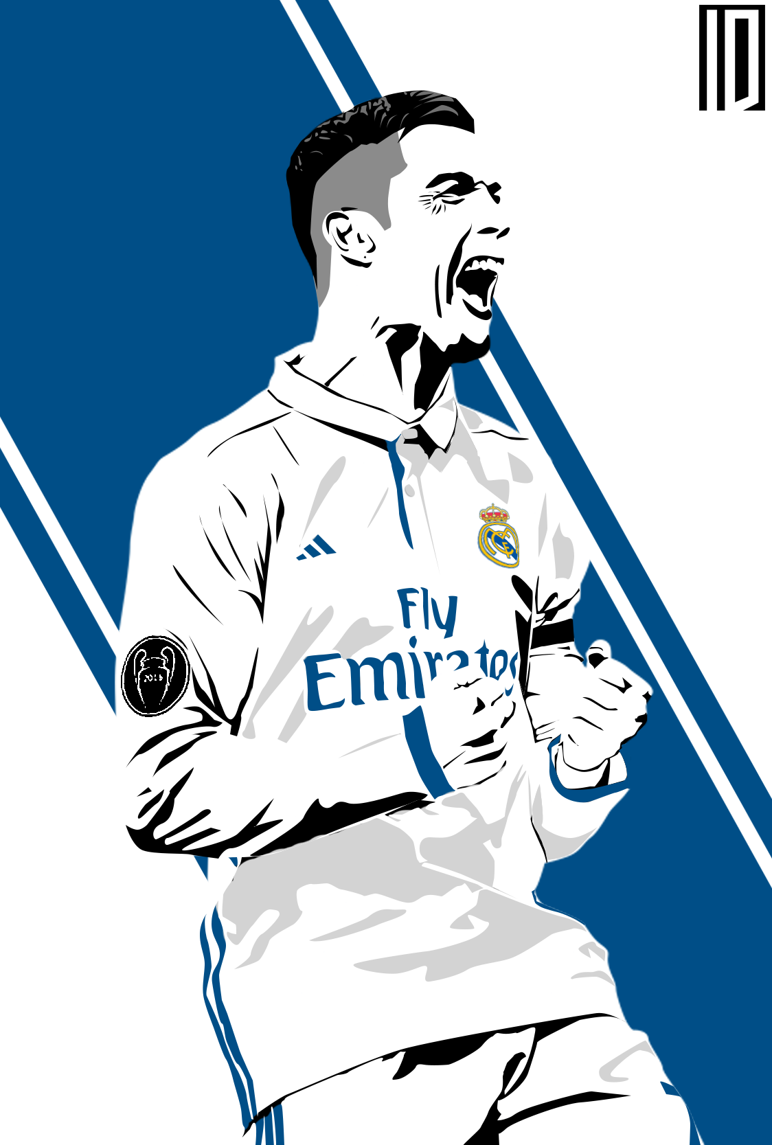 Vorlage: Cristiano Ronaldo Vector Wallpaper by IndividualDesign on DeviantArt Cristiano Ronaldo Vector Wallpaper by IndividualDesign on DeviantArt Bildidee