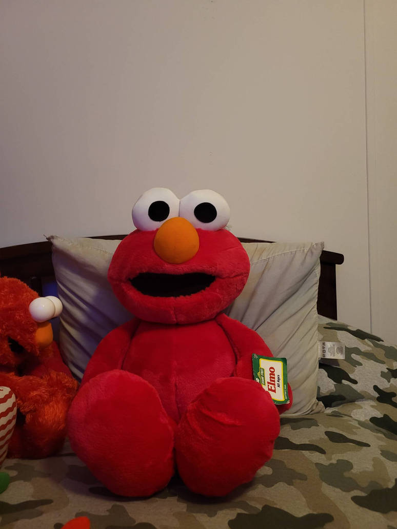 Another big Elmo plush from Sesame Street. by boomispizzafiesta on ...
