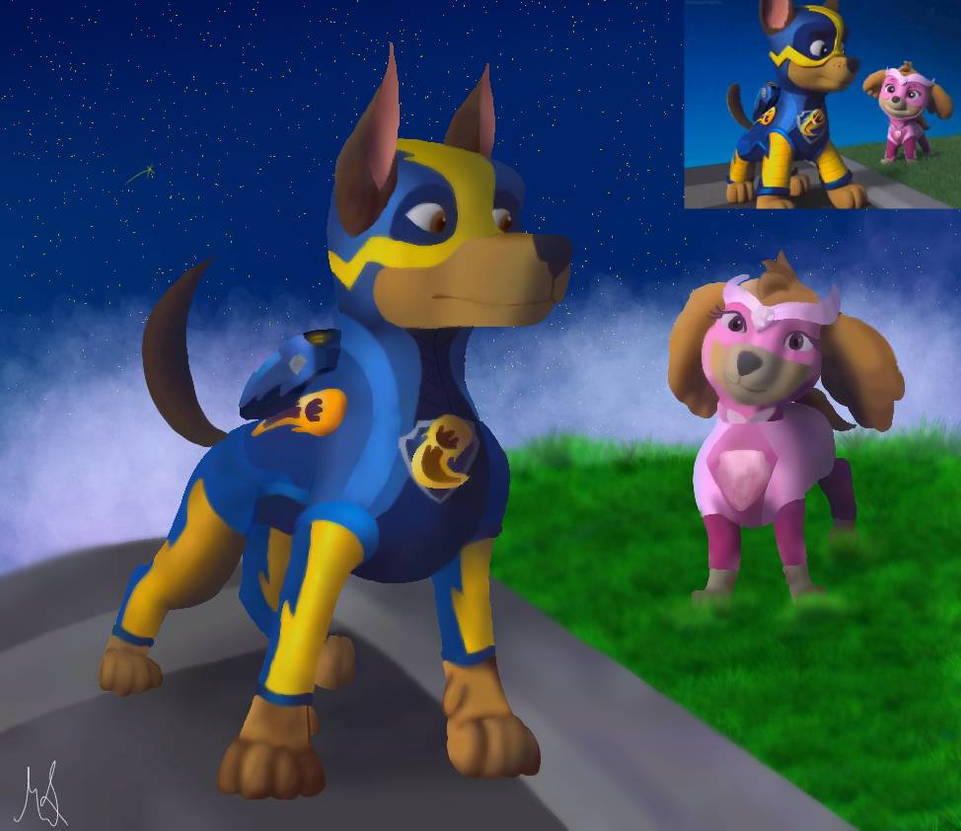 Paw Patrol Mighty Pups Chase X Skye By MentaFarkas12 On DeviantArt paw-patrol-mighty-pups-chase-x-skye-by-mentafarkas12-on-deviantart