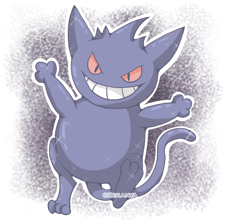 Shiny Gengar by alskay on DeviantArt