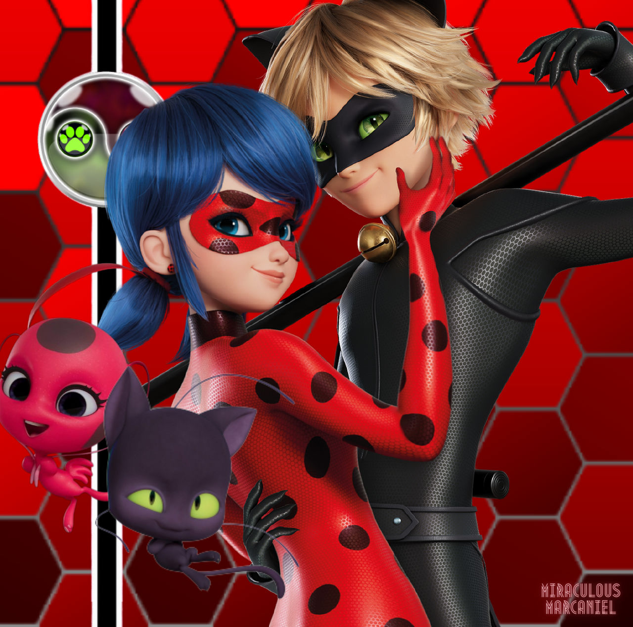 Ladybug e Cat Noir