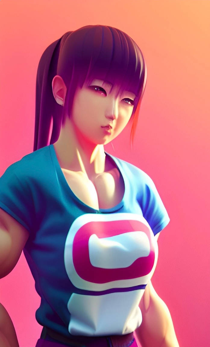Pictchi Sporty anime muscle girl by VinPhu1 on DeviantArt