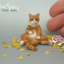1:12 scale Miniature Cat called Crush