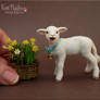 Miniature Little Lamb Sculpture