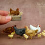 Just Some miniature Chickens