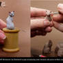 WIP Miniature Cat Sculpture - no fur