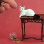 Miniature Cat sculpture