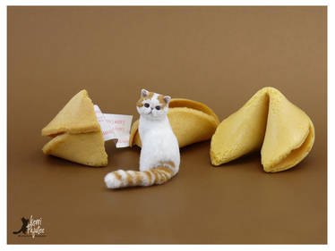 Good Fortune Miniature Cat Sculpture