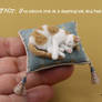 Sleeping Cat Sculpture