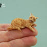 Dollhouse Miniature Cat sculpture