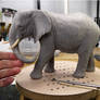 Miniature 1:12 Elephant sculpture