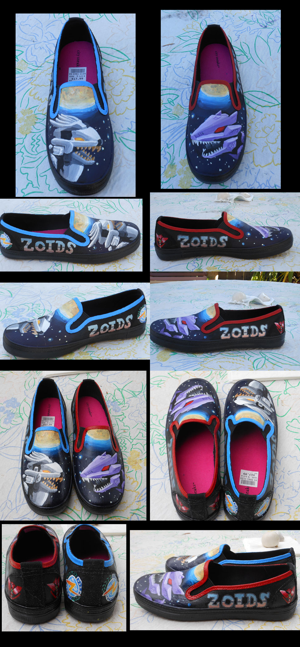 Zoids: Painted shoes