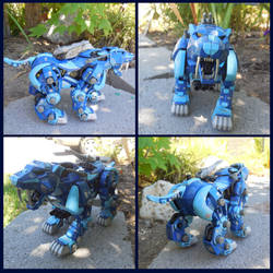 Custom Zoid: Blue River the Zaber Fang by MidnightLiger0