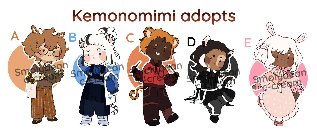 Kemonomimi Adopts Collab(Open) by C-Cream on DeviantArt