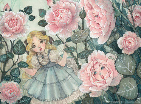 Alice and the talking flowers