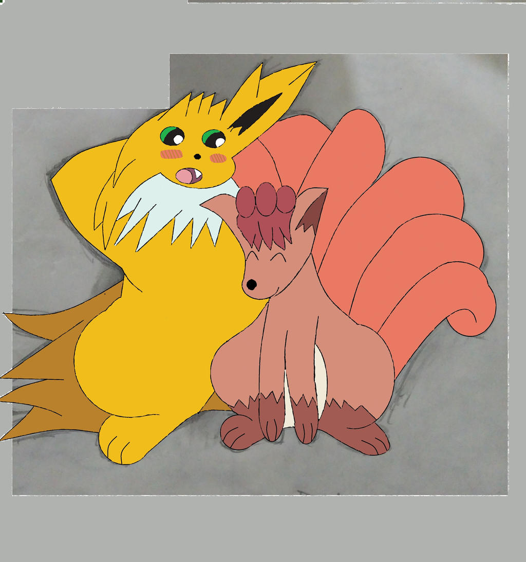 Jolteon y Vulpix