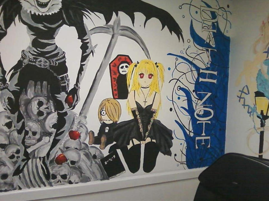 Death Note Block Death Note Mural by StephanieTwilley on DeviantArt