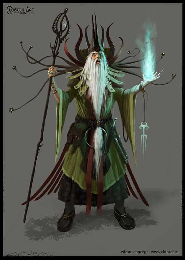 Wizard, Mage, Magician Concept by Cloister on DeviantArt