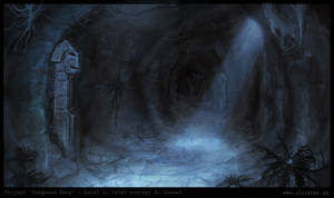 Dungeon level 1 - level concept A: tunnel