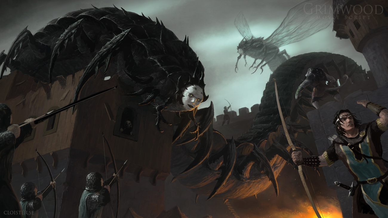 Grimwood Scene Illustration 7 by Cloister