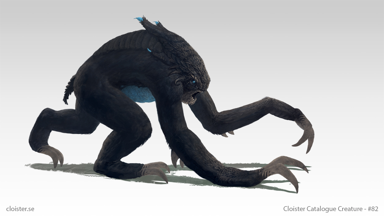 Bleuborrah - troll creature concept