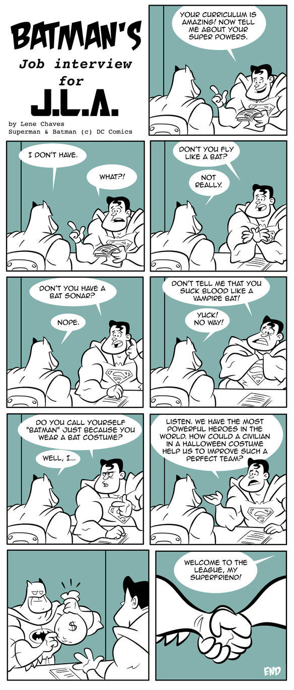 Batman Interview Reporter Batmans job interview by lenechaves on DeviantArt