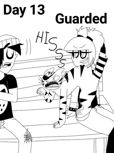 Day 13 Lin Deviantart WLH Inktober 2018 Day 13 Guarded by QueenPhantom11 on DeviantArt