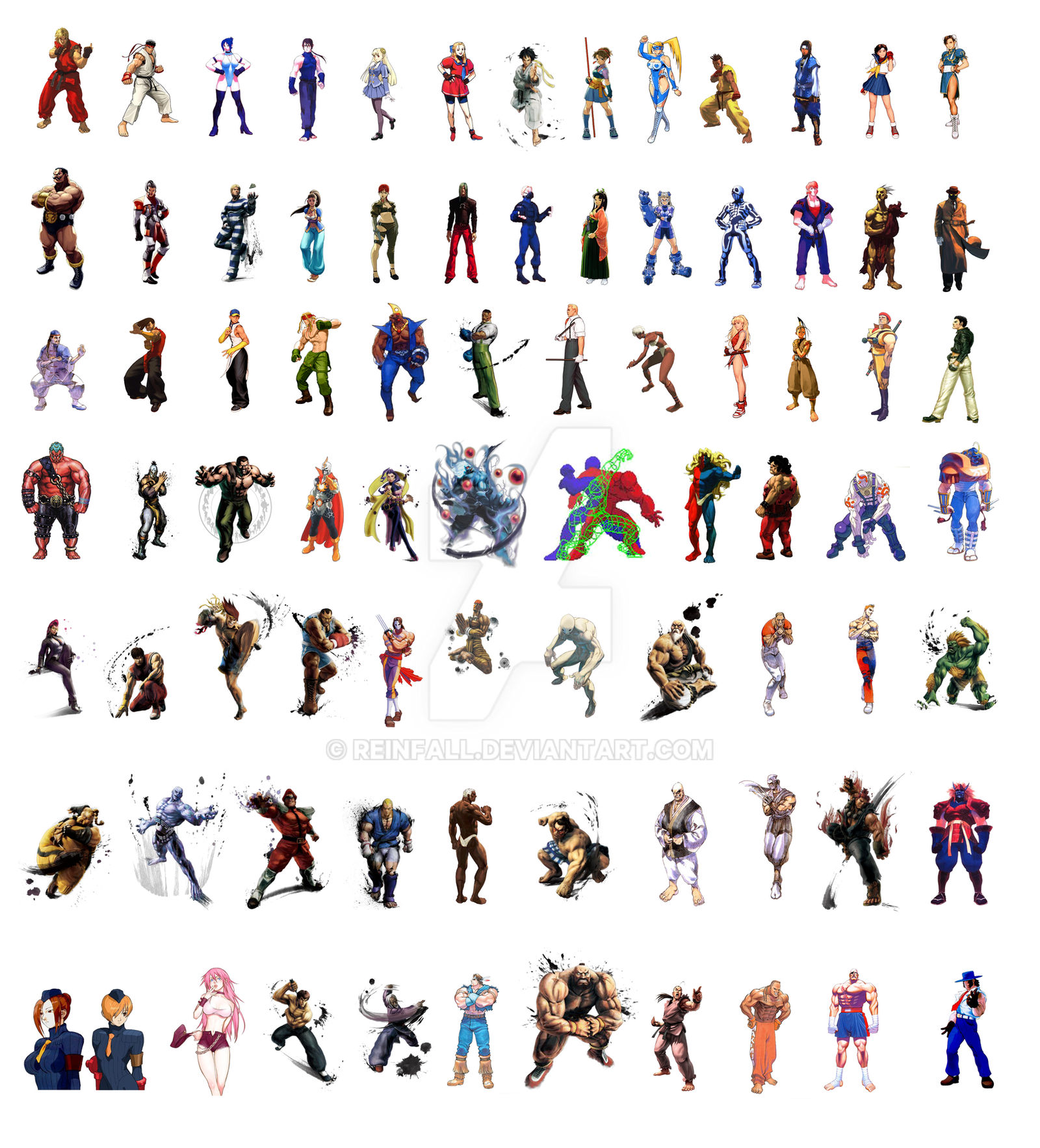 The Complete List of Street Fighter Characters by