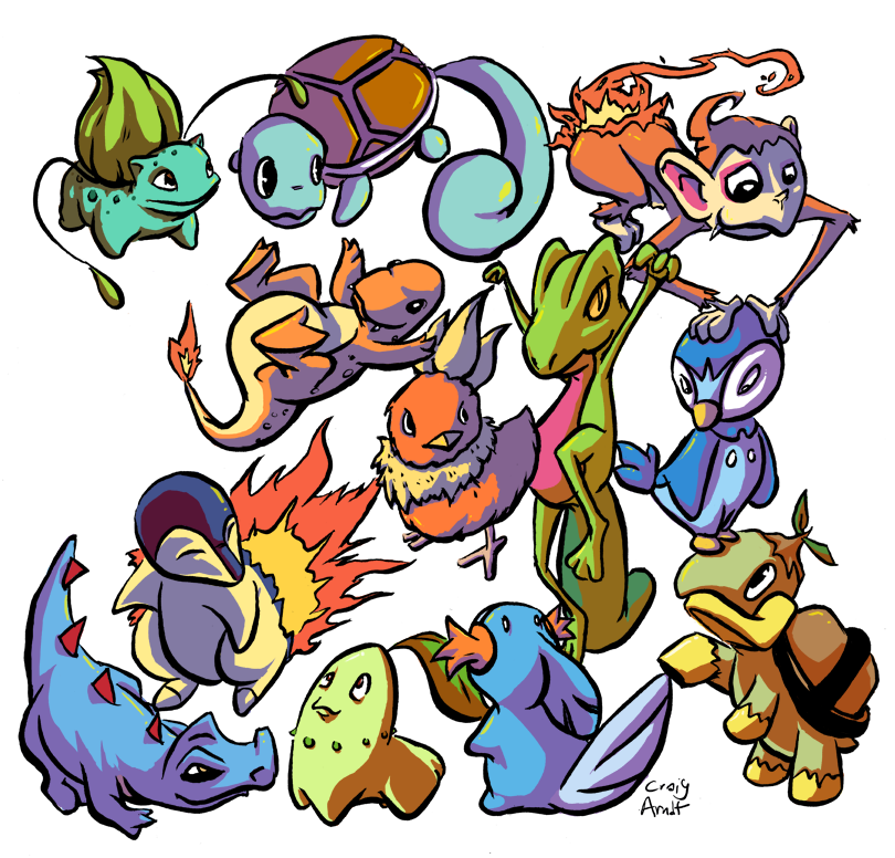 Pokemon Starters