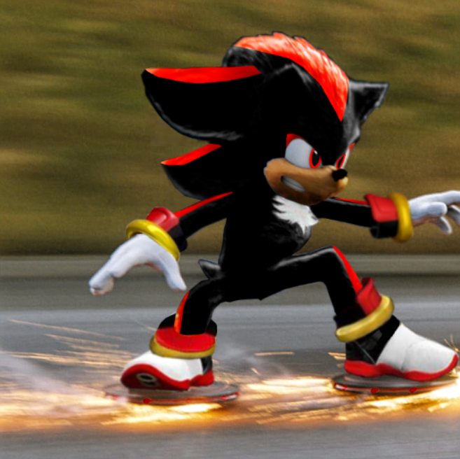 shadow the hedgehog in sonic movie version 3 by Ashleigh10798 on