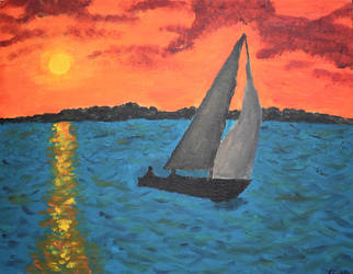 Sailing in the Sunset