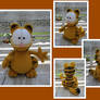 Crocheted Garfield: Multi-views