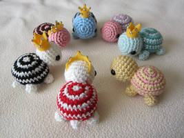 Mini Crocheted Turtles