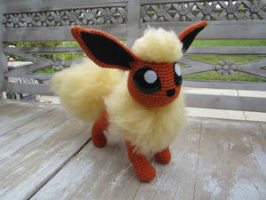 Crocheted Flareon