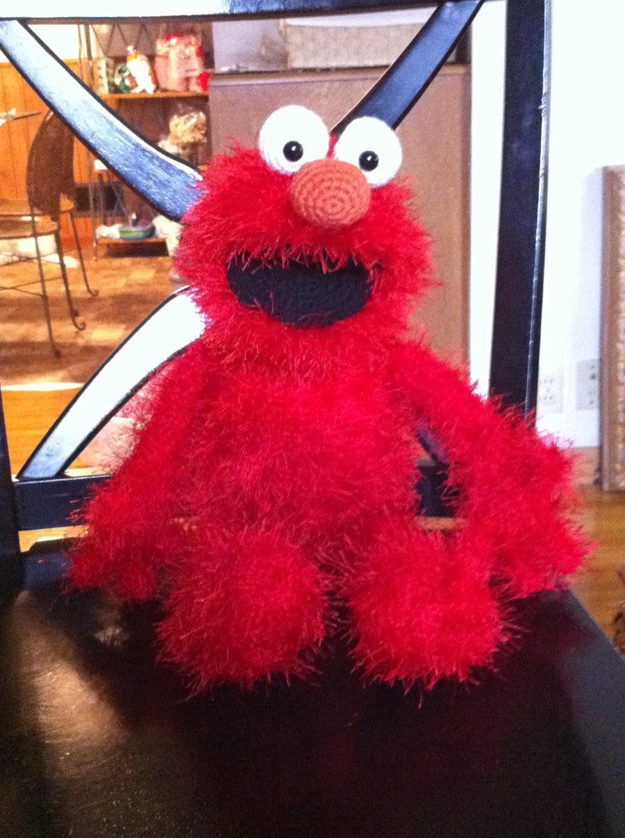 Crocheted Elmo