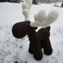 Crocheted Moose Number 2